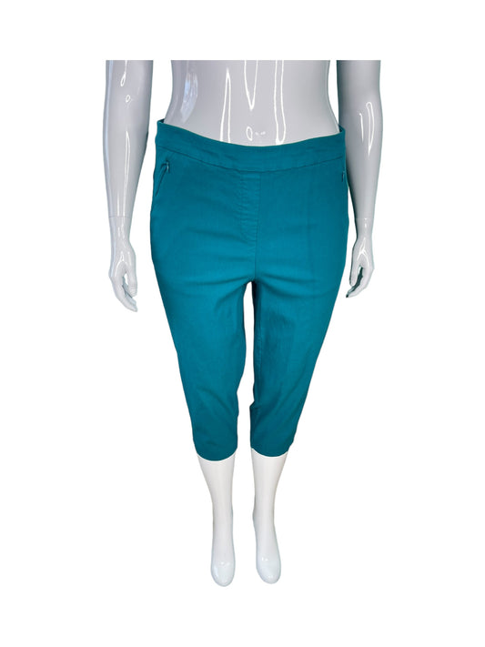 Teal Capri Dress Pants