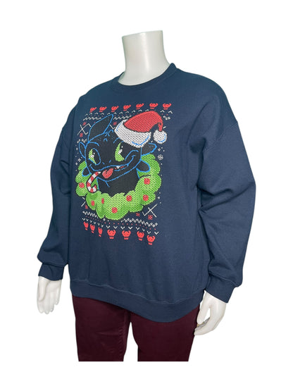 Blue Toothless Xmas Sweater