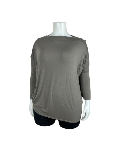 Grey 3/4 Sleeve Top