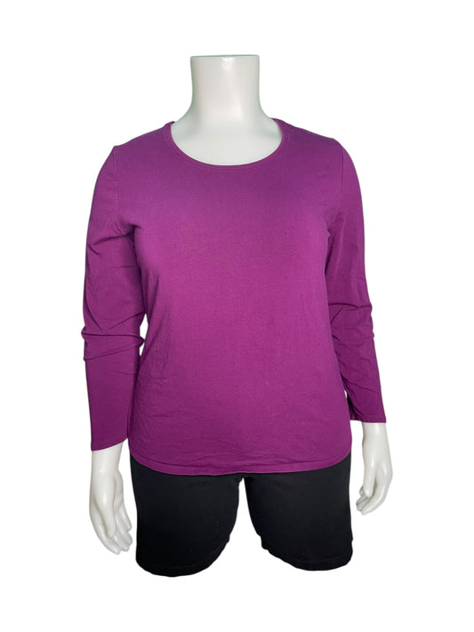 Purple Long Sleeved Top