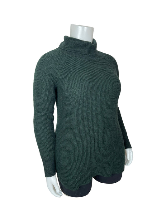 Green Knit Turtleneck