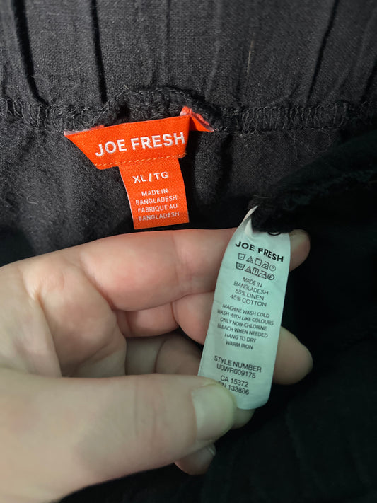 Black Paperbag Waist Pants