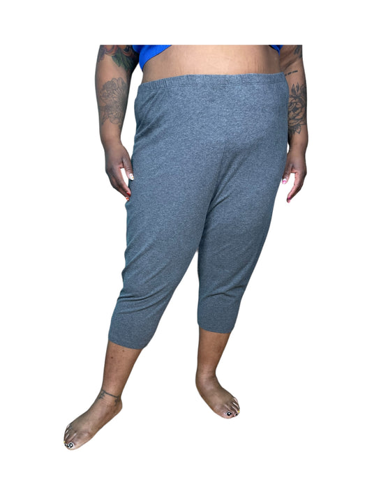 Heather Grey Capri Leggings