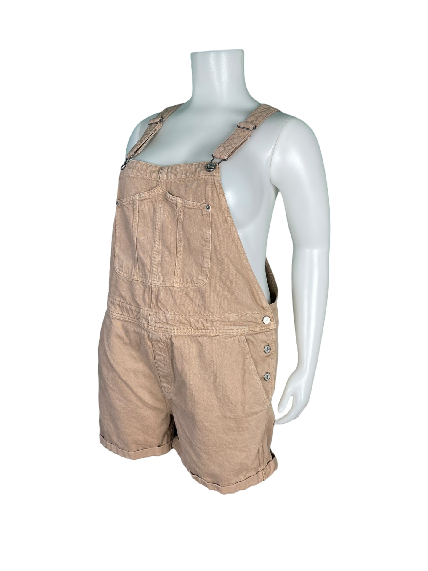 Beige Short Overalls (2X)