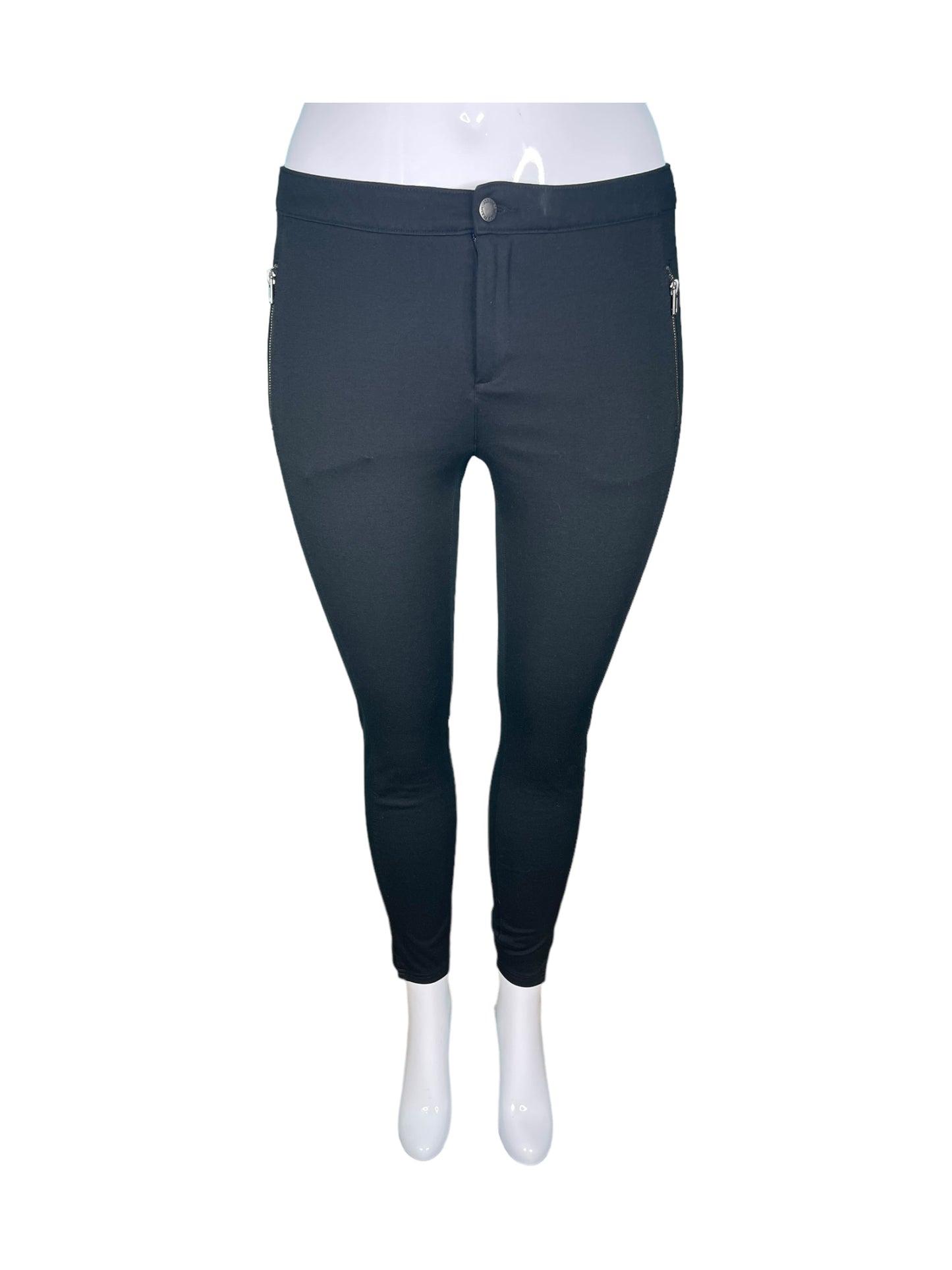 Black Pants w/ Silver Zippered Pocketgr