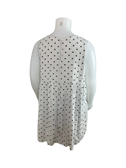 White Polkadot Dress