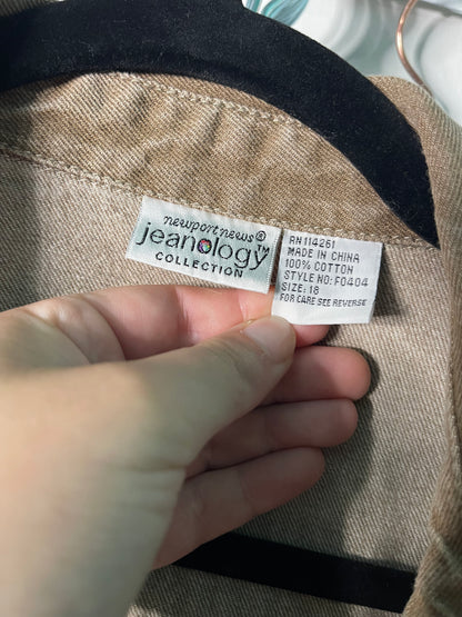 Cream Denim Maxi Dress