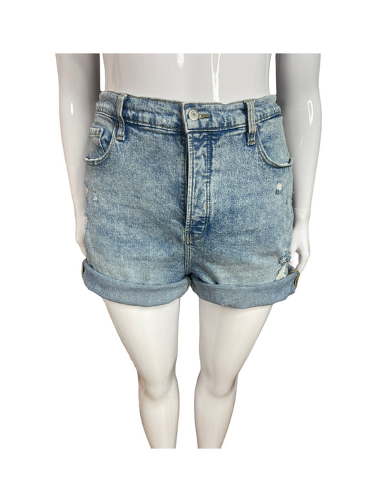 “Old Navy” Bleached High Rise Jean Shorts (16)