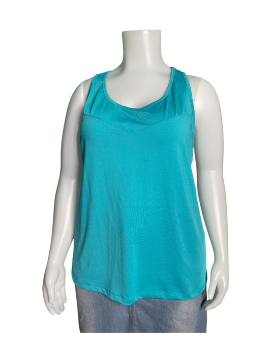 Aqua Sleeveless Shirt