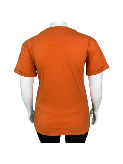Orange w/ Yellow Graphic T-Shirt