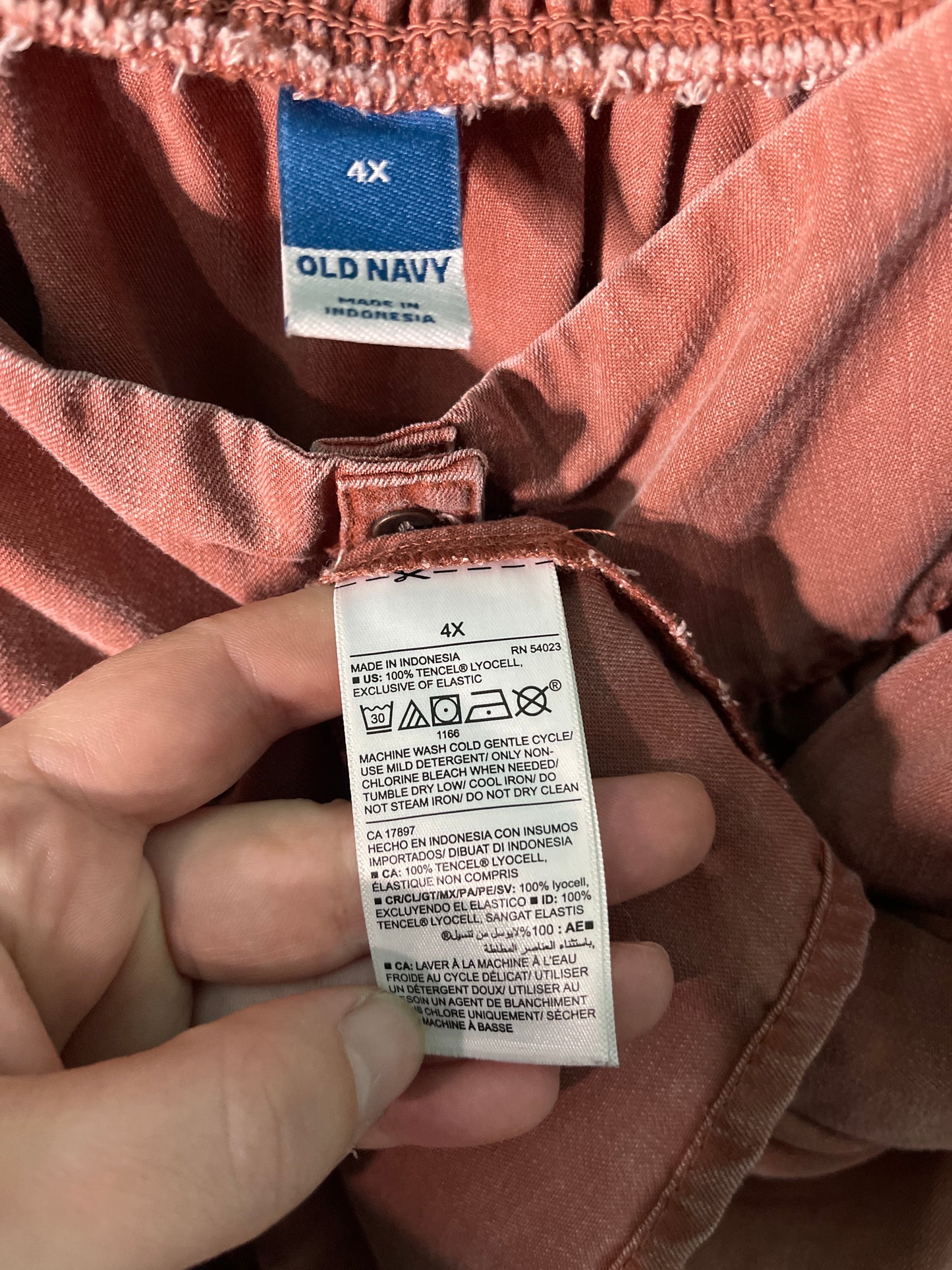 Coral Sleeveless Blouse