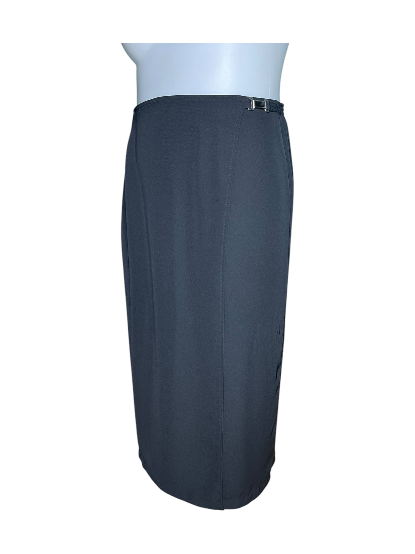 Black Vintage Pencil Skirt