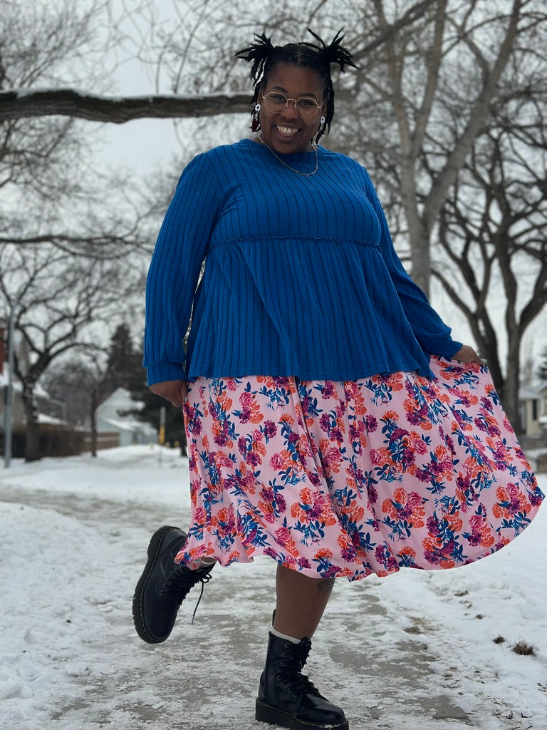 Blue Long Sleeved Shirt