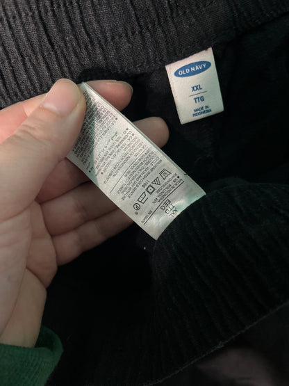 Black Paperbag Waist Shorts