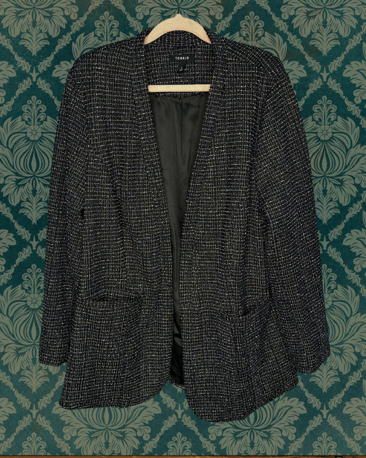 Black w/ Colourful Sparkly Blazer