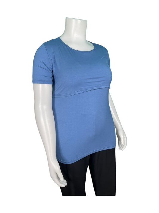 Blue Nursing T-shirt Top