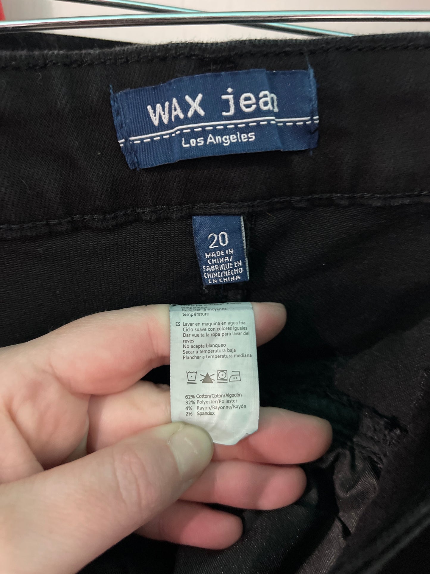 Black Distressed Skinny Jeans