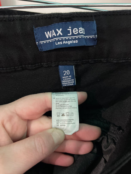 Black Distressed Skinny Jeans