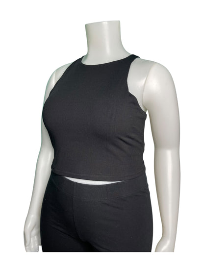 Black Binder Like Tank Top