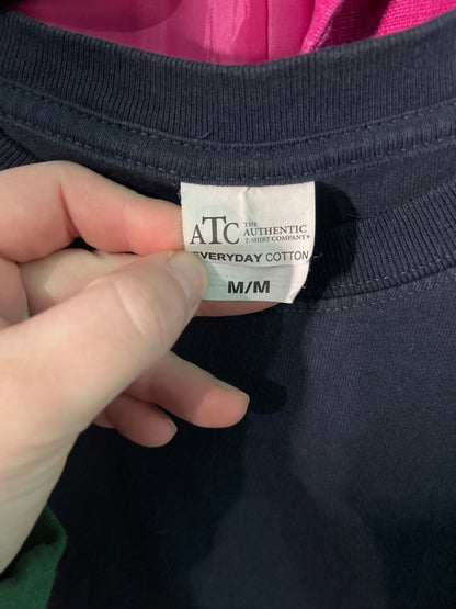 Black Short Sleeved Crop Top