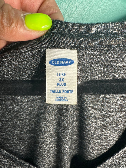 Black Salt & Pepper V-Neck T-Shirt