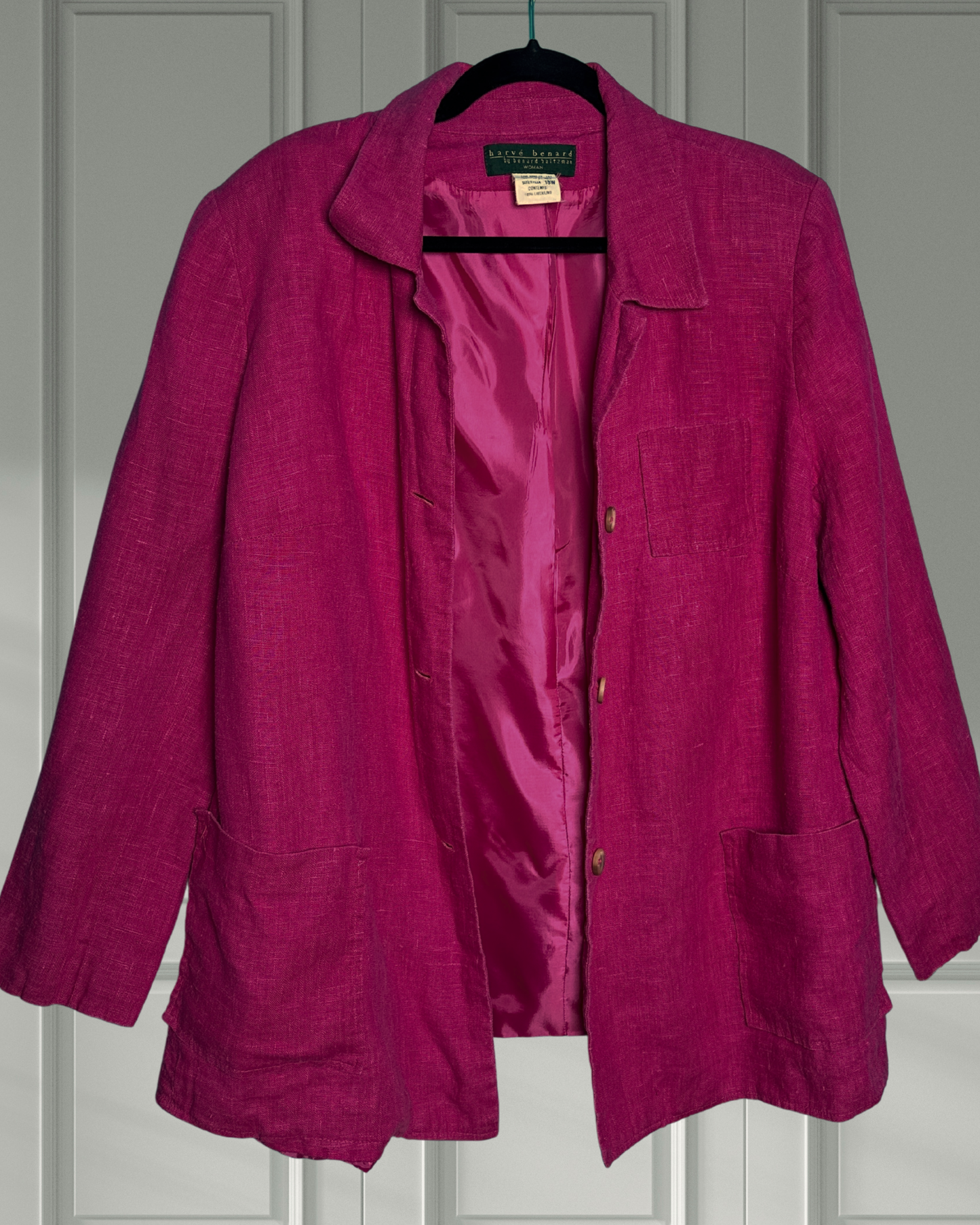 Fushia Linen Jacket