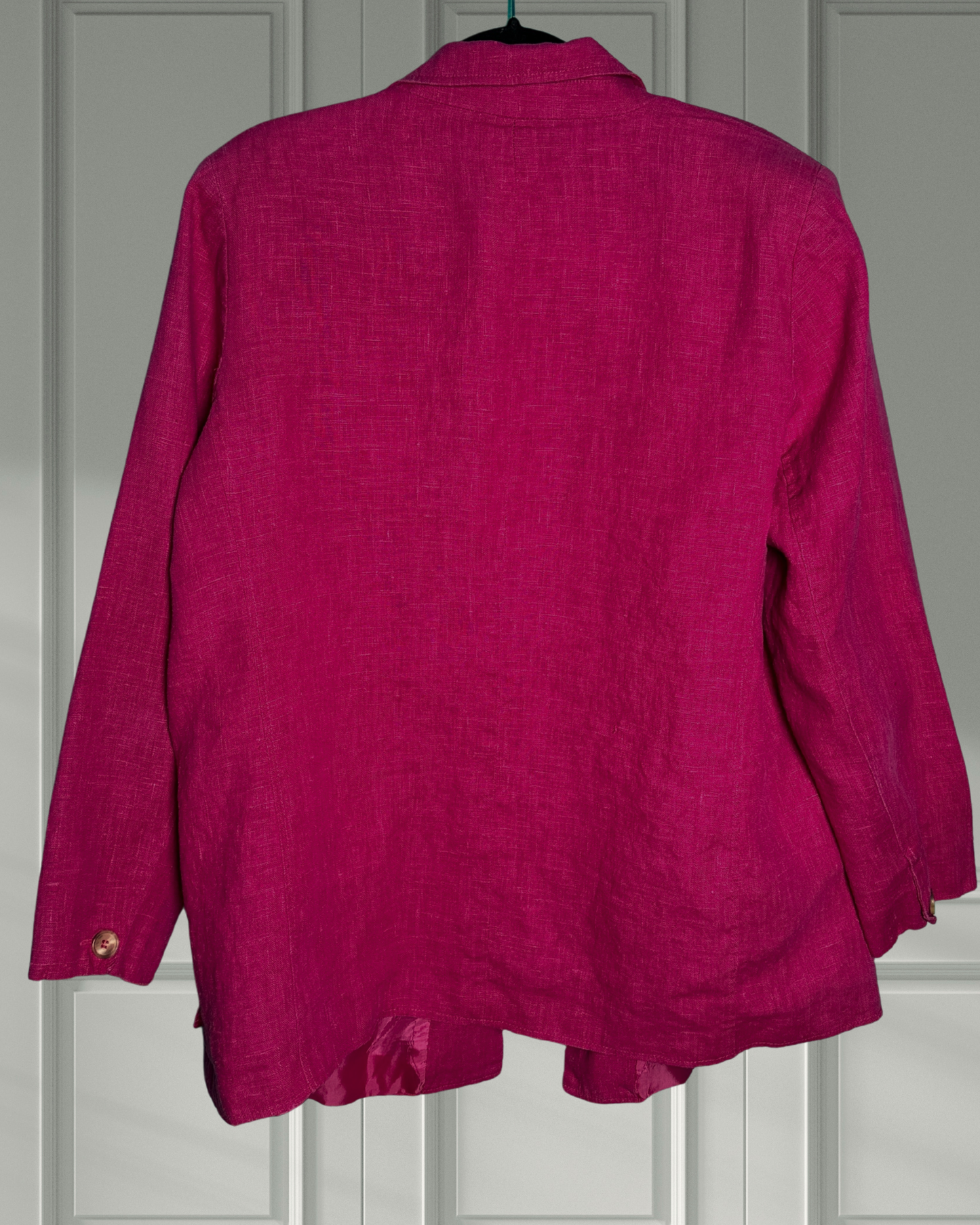 Fushia Linen Jacket