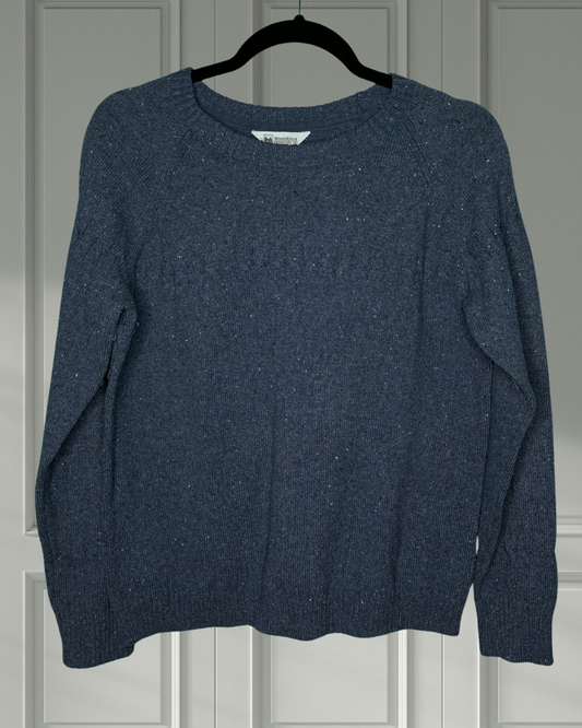 Blue w/ Sparkles Long Sleeved Knit