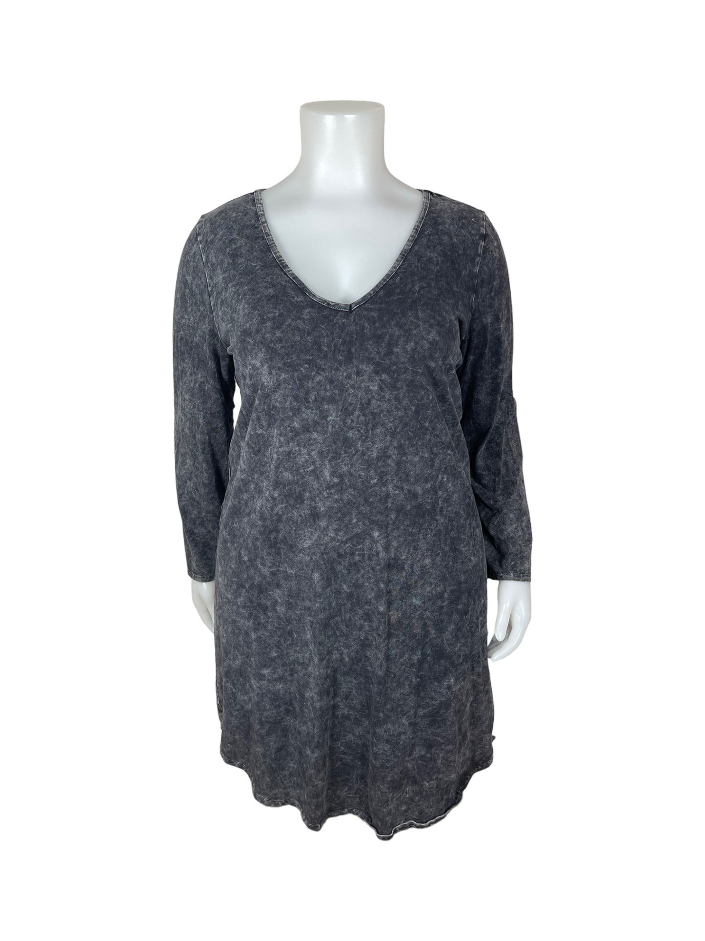 “Torrid” Grey Long Sleeve Shirt Dress (3)