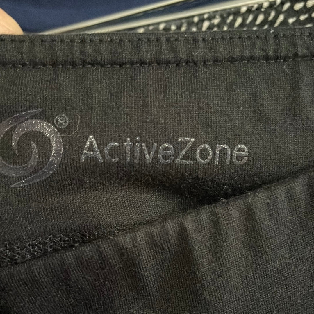 “Active Zone” Black Legging Shorts (5X)