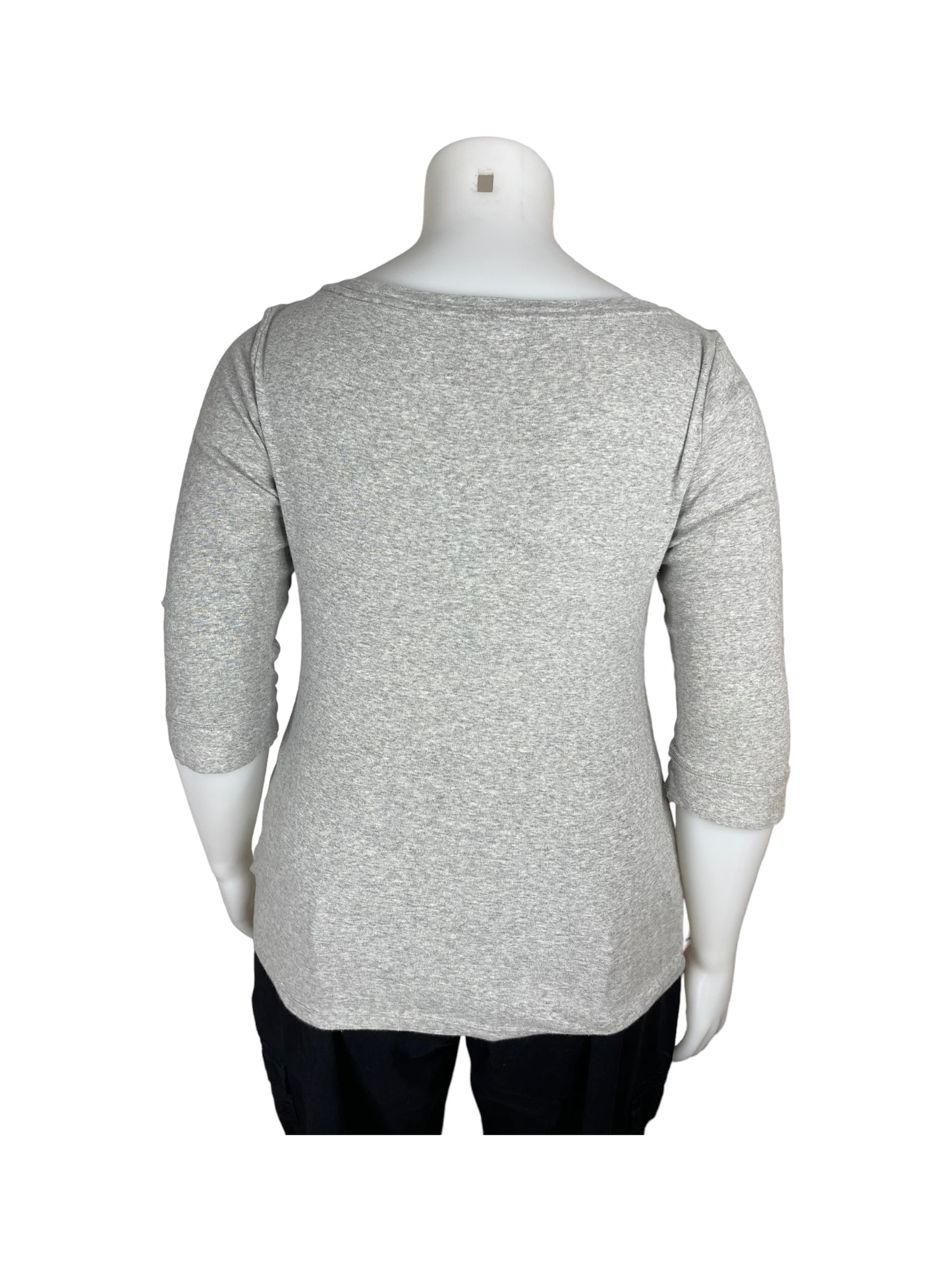 Grey 3/4 Sleeve Shirt