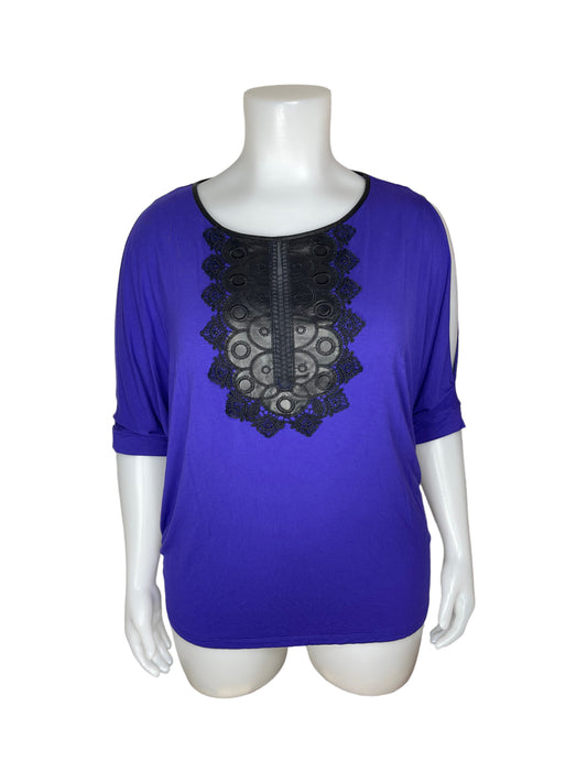 “Michel Studio” Purple Top (4X)