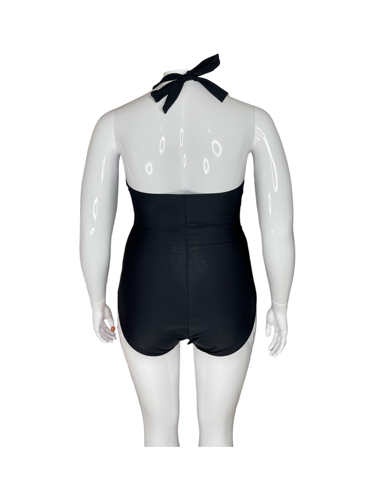 “Speedo” Black One Piece Swimsuit (XL)
