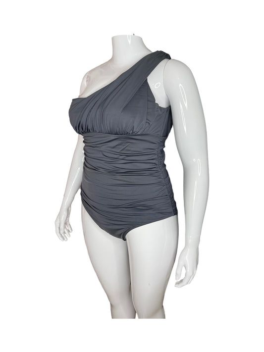 “Old Navy” Single Shoulder Grey Swimsuit (XL)