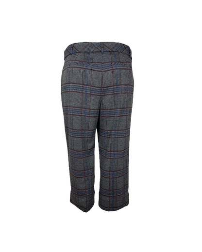 "Addition Elle" Plaid Pants with Matching Belt (14)