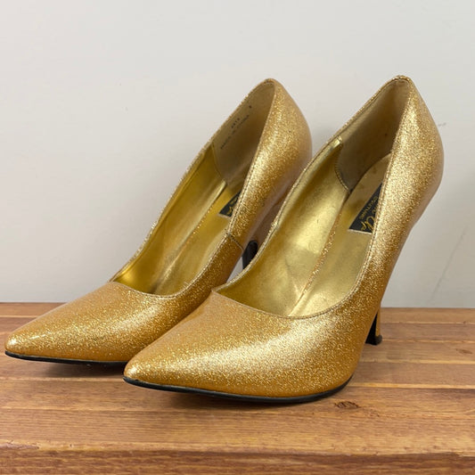 “Pin Up Couture” Glitter heels (6.5?)