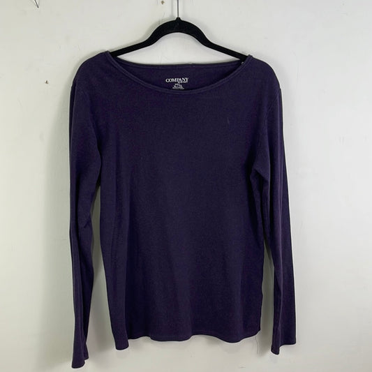 “Ellen Tracy” Long-sleeve Purple Shirt (XL)