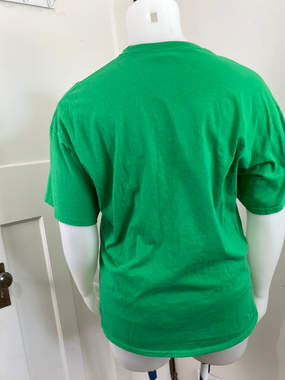 “Gildan” Green Graphic 100% Cotton T-Shirt (2XL)