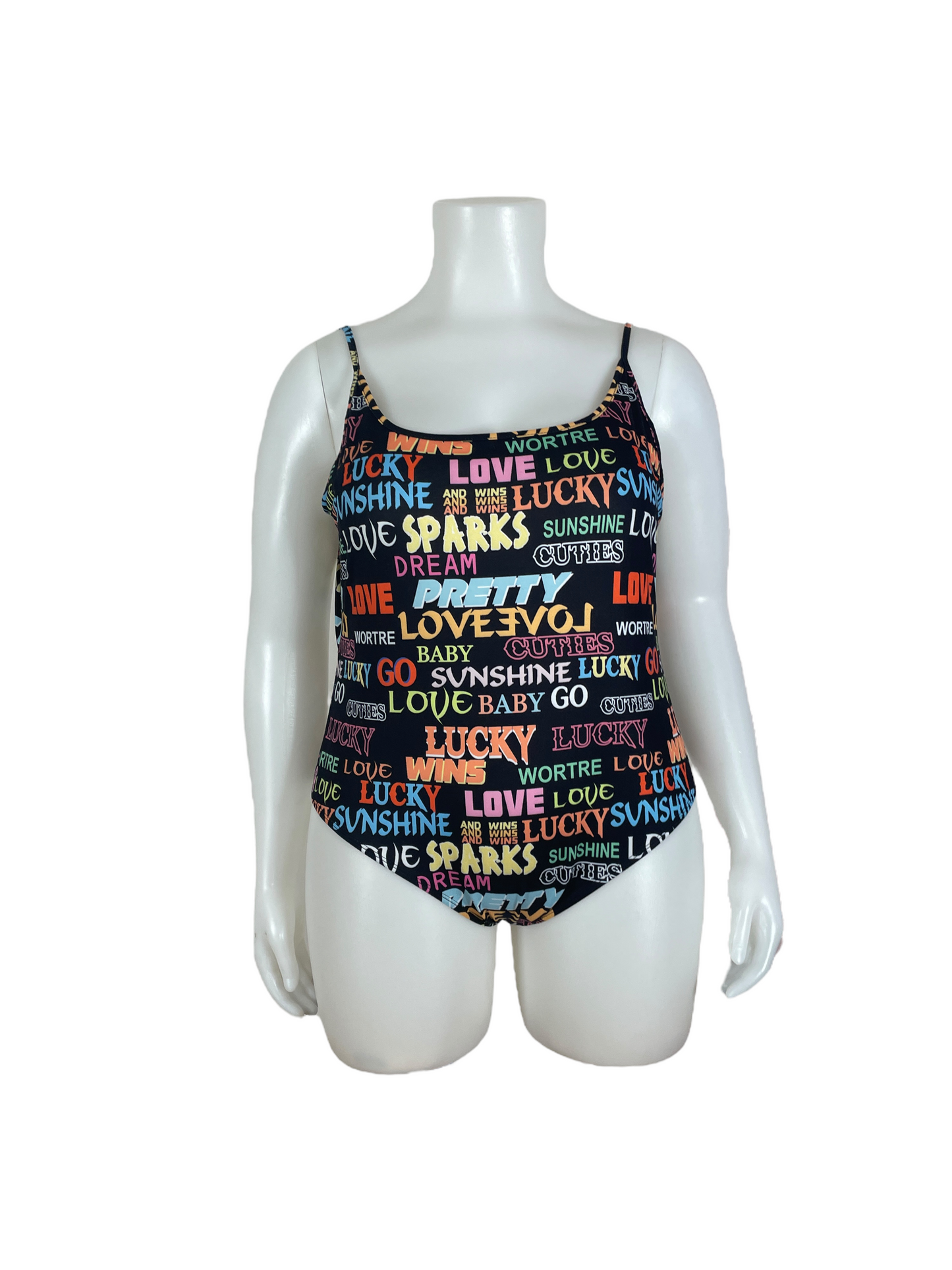 "Shein" Graphic Bodysuit (4XL)