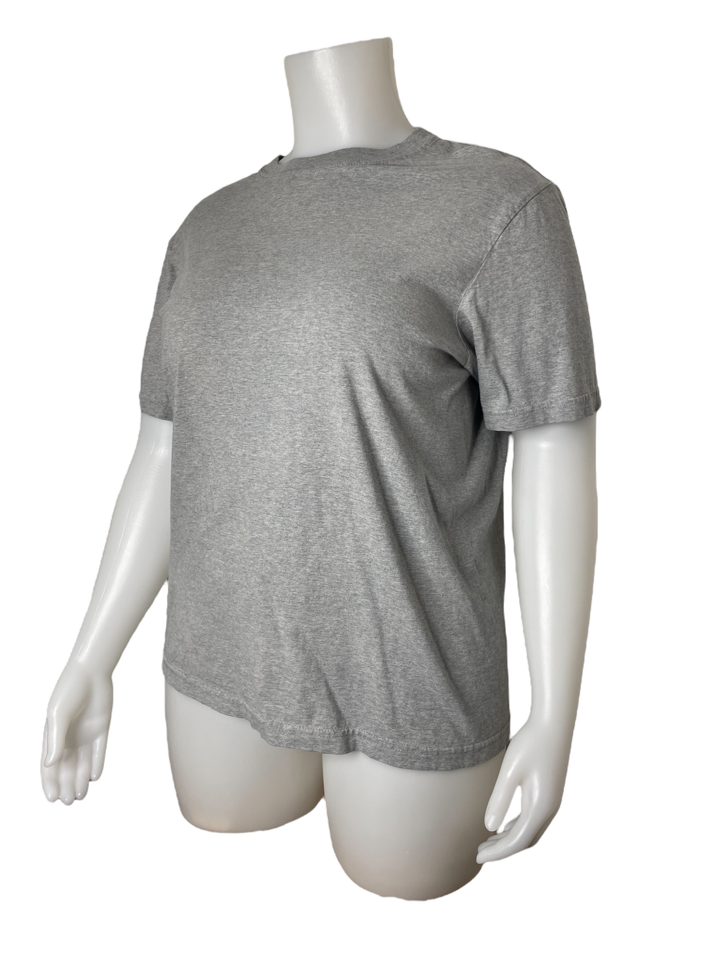 “Denver Hayes” Grey 100% Cotton T-Shirt (L)